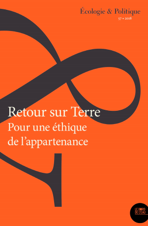 Retour Sur Terre. Pour Une éthique De L'appartenance | Ecologie Et Politique