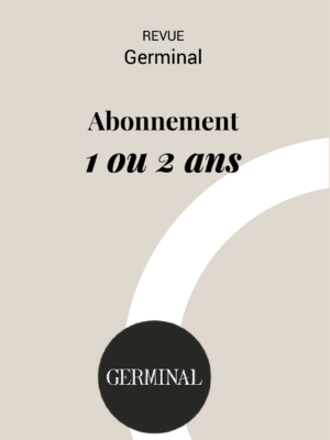 Abonnement Germinal - Etranger EU - Institutions