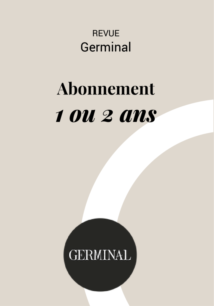 Abonnement Germinal – France – Particuliers