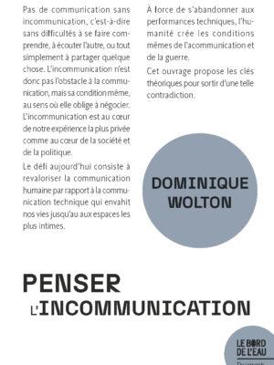Penser l’incommunication