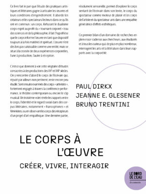 Le corps à l’œuvre