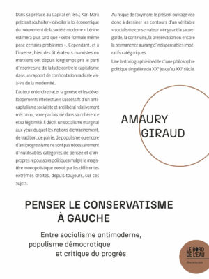 Penser le conservatisme à gauche
