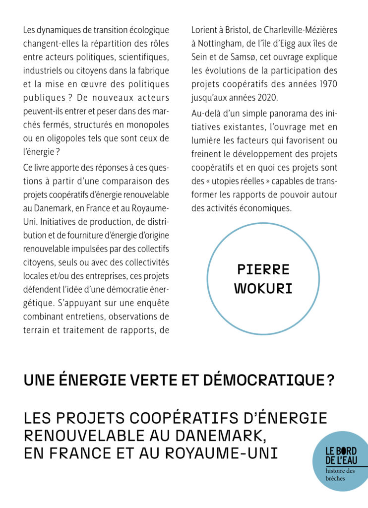 Une énergie verte et démocratique ?