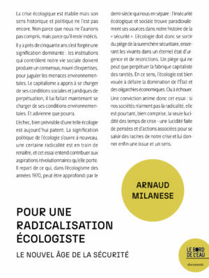 Pour une radicalisation écologiste