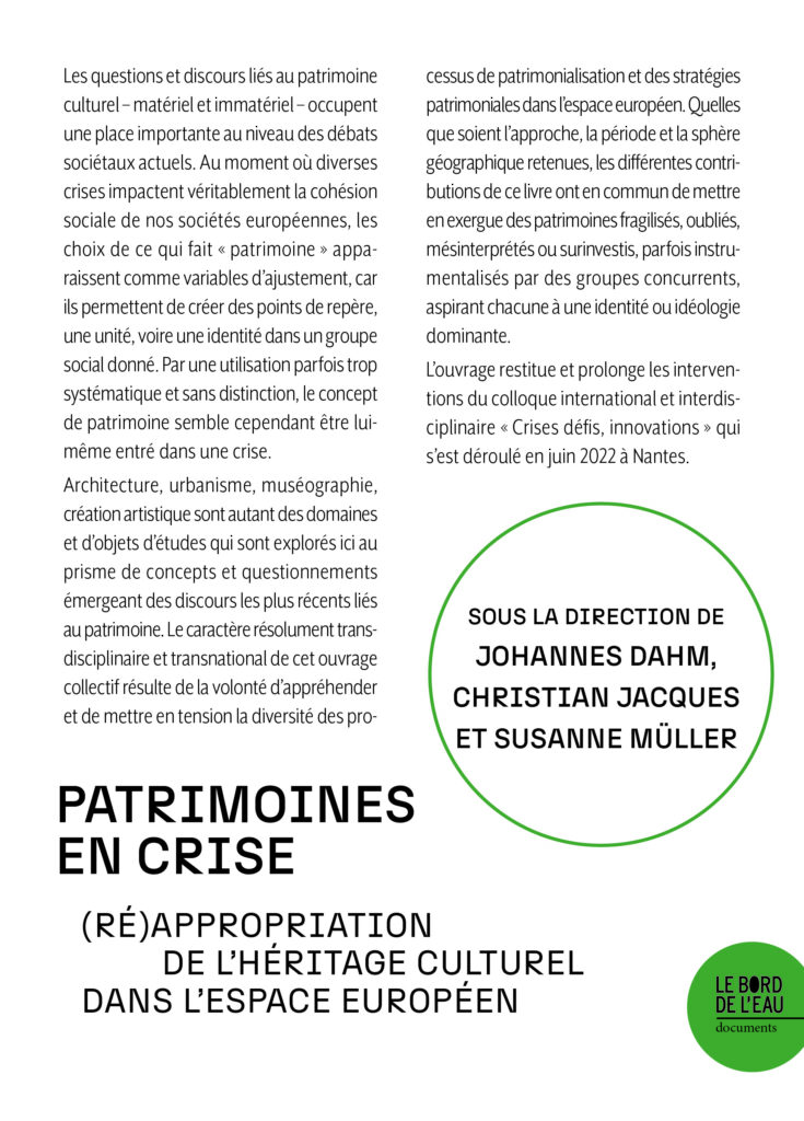Patrimoines en crise