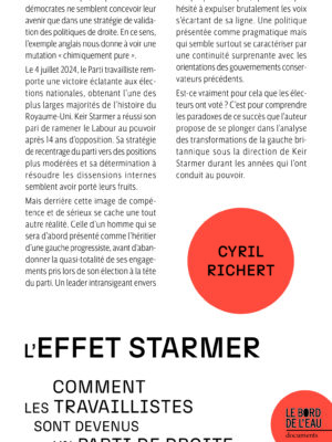 L’effet Starmer : comment les travaillistes sont devenus un parti de droite