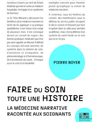 Faire du soin toute une histoire