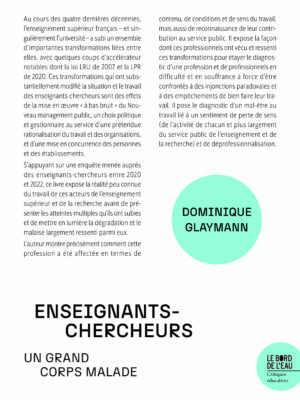 Enseignants-chercheurs : un grand corps malade