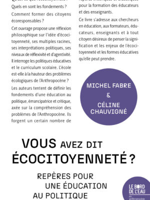 Vous avez dit éco-citoyenneté ?