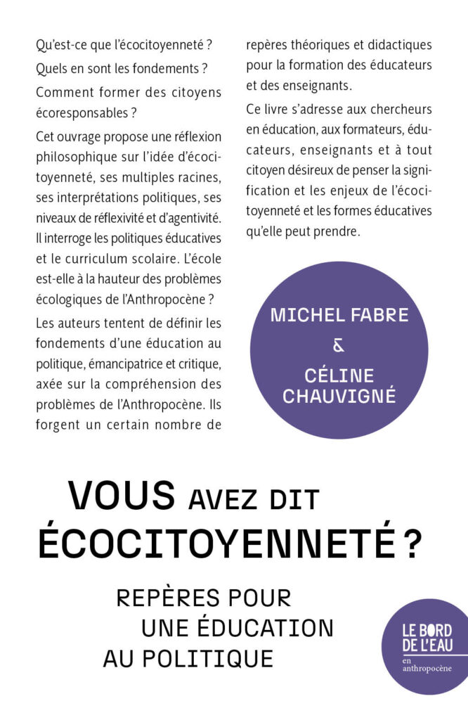 Vous avez dit éco-citoyenneté ?