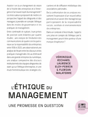 L’éthique du management