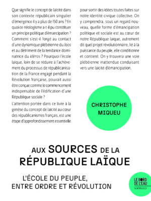 Aux sources de la République laïque