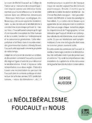 Le néolibéralisme, Foucault et nous