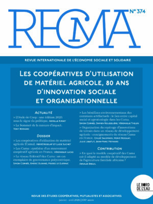 Recma n° 374 – Les coopératives d’utilisation de matériel agricole
