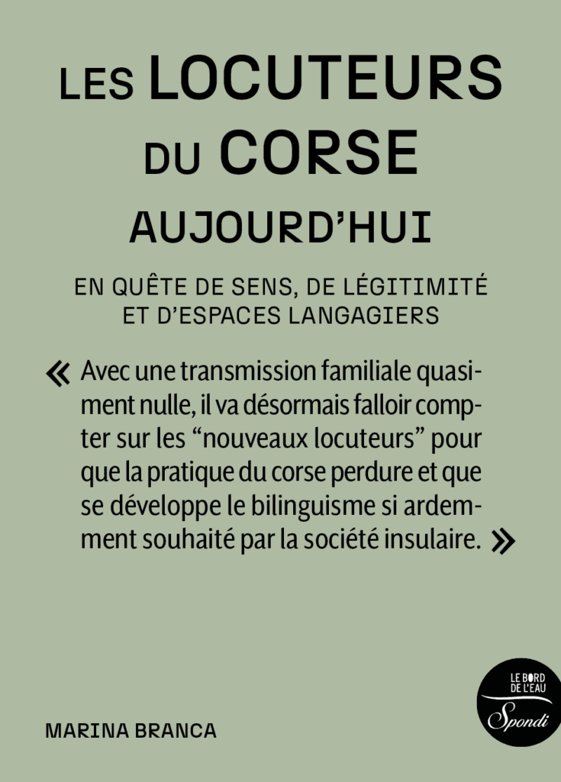 Les locuteurs du corse aujourd’hui