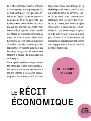 Le récit économique